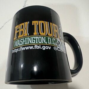 FBI Washington DC official tour coffee tea mug